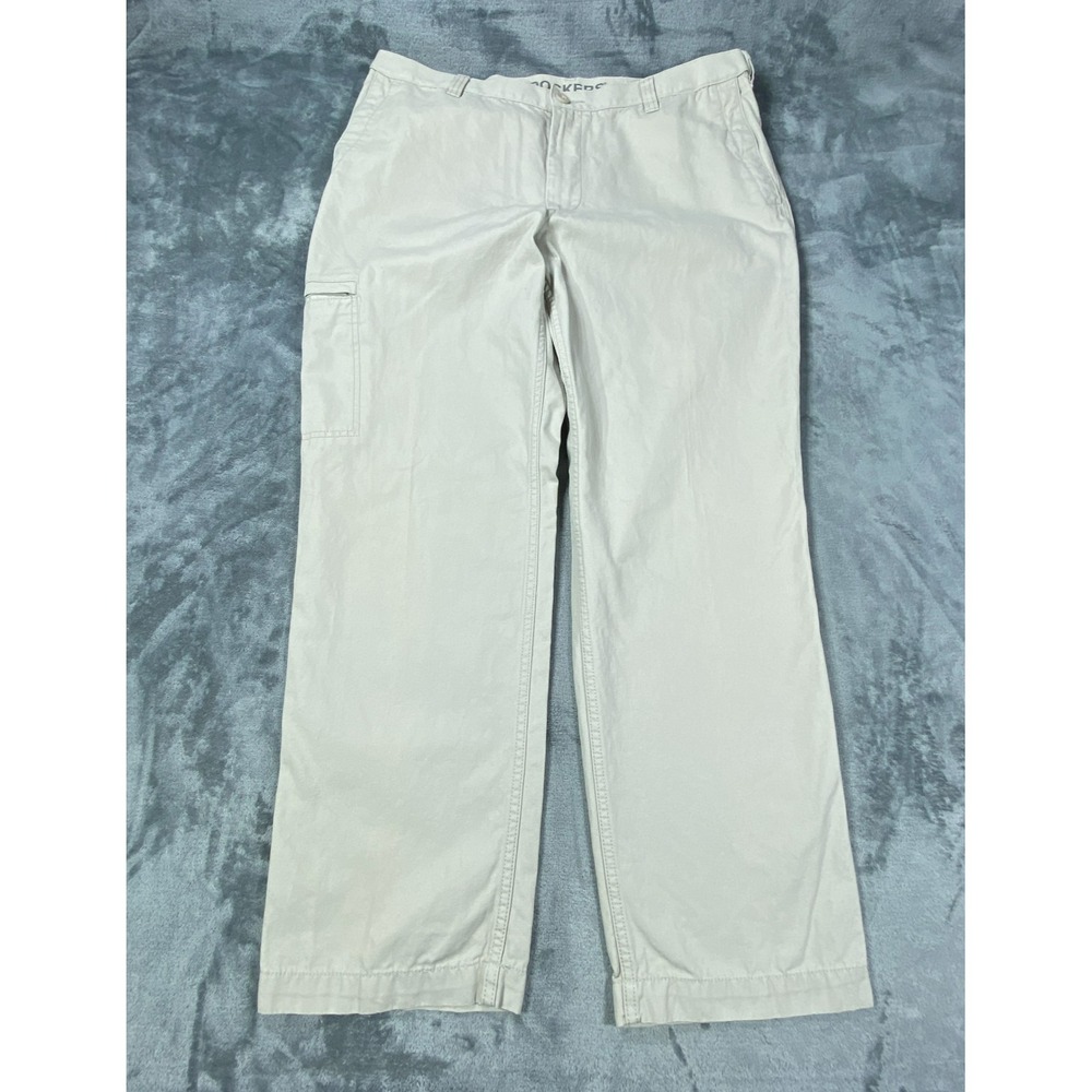 Dockers Classic Cargo Pants Fits 38x31 D3 Beige Relaxed Casual Chinos Trousers
